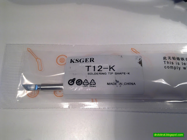 Жало Ksger T12-K - китайский аналог оригинального японского жала Hakko T12-K