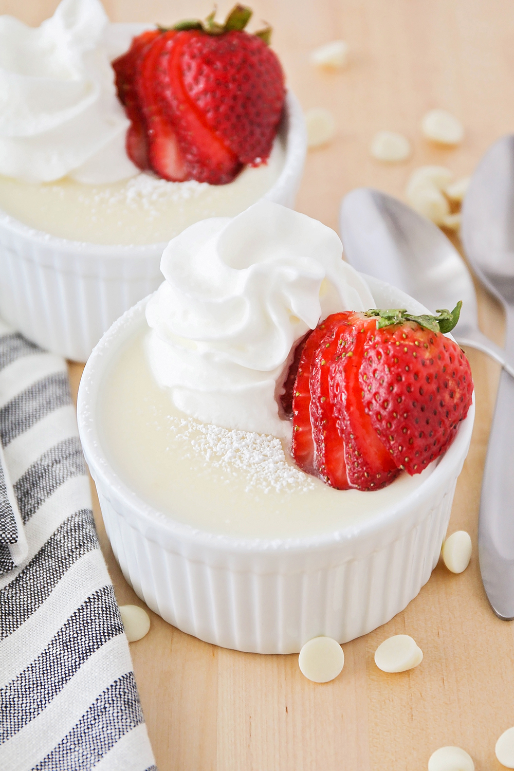 This rich and silky smooth white chocolate pudding is so easy to make at home, and way better than store-bought!