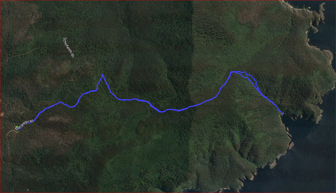 Deep Glen Bay Hiking South East Tasmania