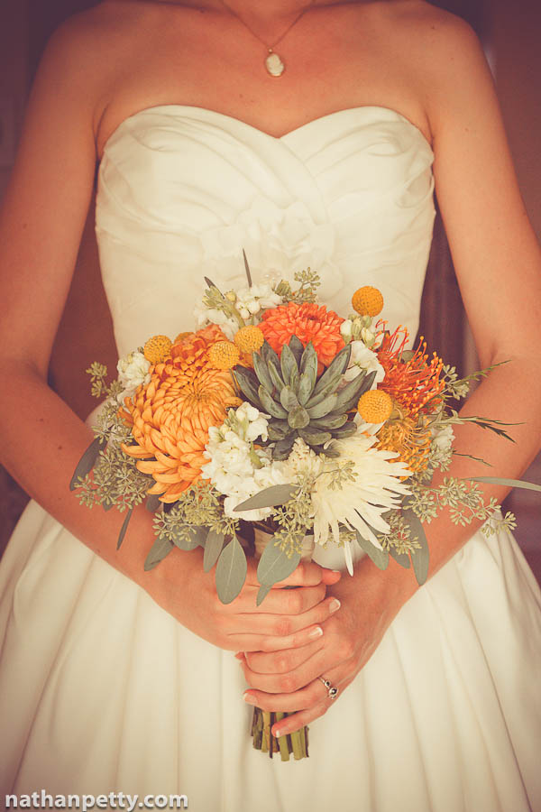 Floral Occasions by Janna Hatch Chic Summer Wedding, Coral and Gold