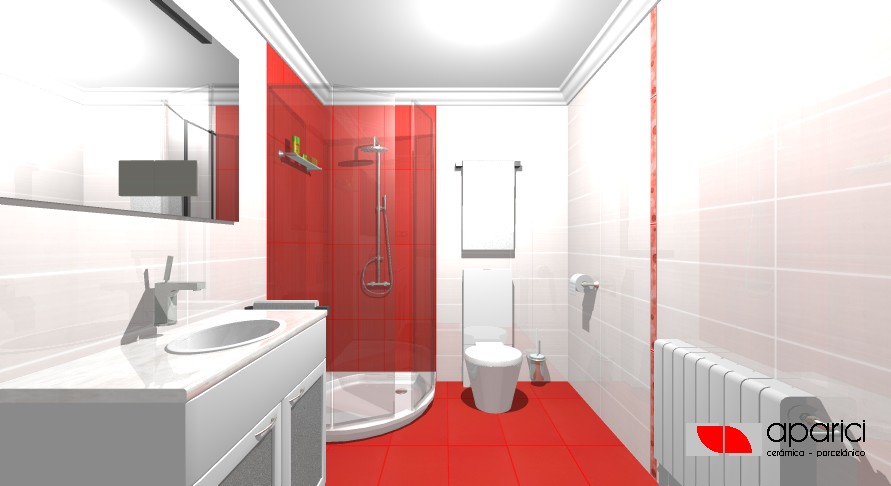 DECORACION DE INTERIORES: PROYECTO DE BAÑO SENCILLO-MODERNO