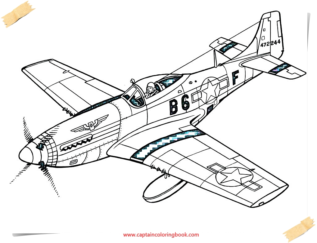 Printable Air Force 1 Coloring Page
