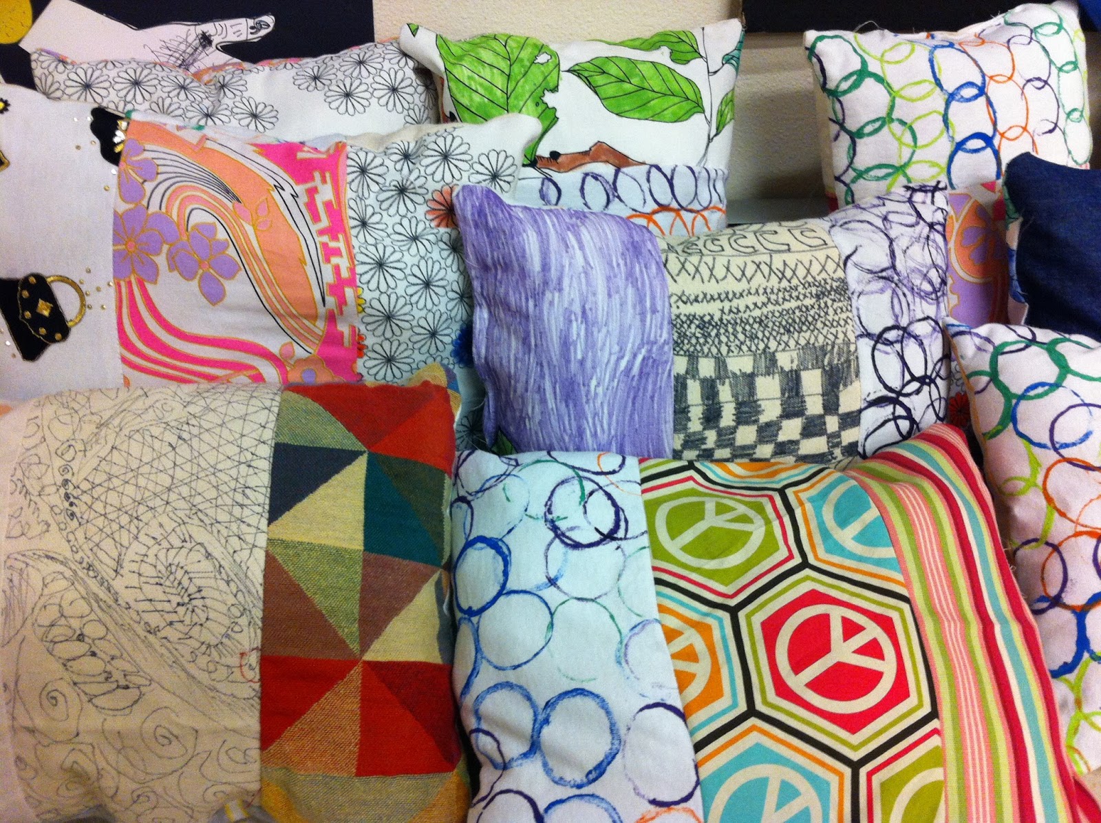 Rethink Crafts Art Pillows
