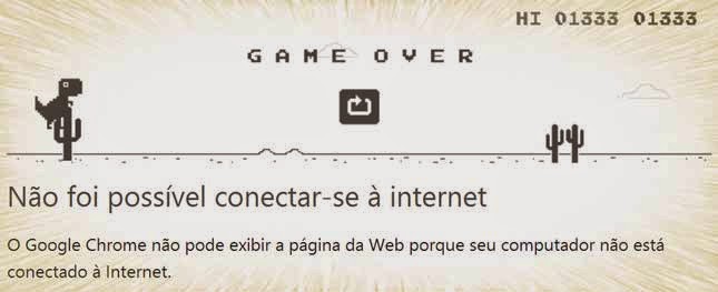 Como jogar offline no Google Chrome