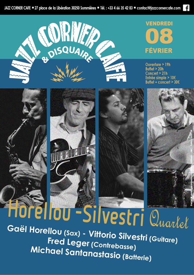 LE REBOUSSIER JAZZ Vendredi 8 février Concert au Jazz Corner Cafe à