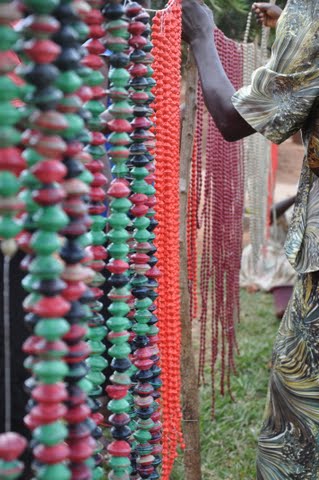 For This Child I Prayed: Hand-made Ugandan Bead Bracelet and Earring Set