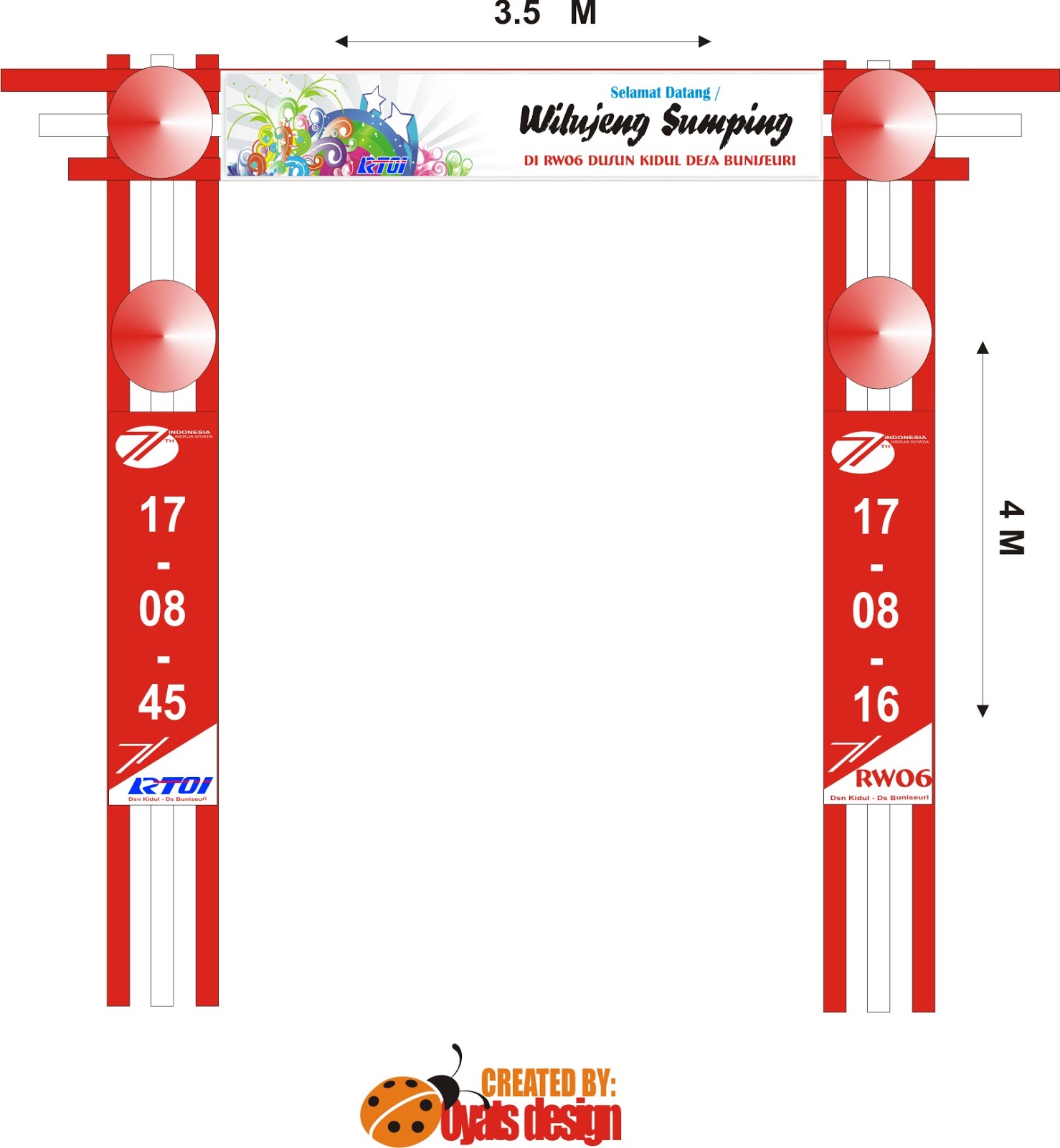 19+ Populer Gambar Hiasan Jalan 17 Agustus