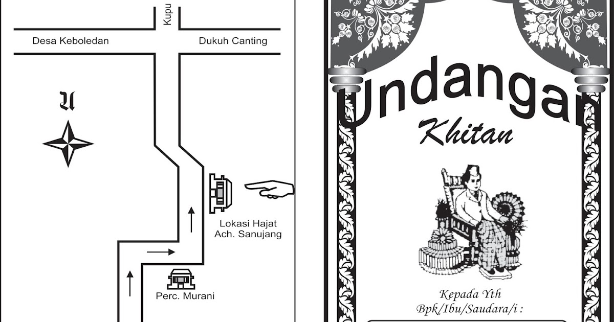 600 Koleksi Contoh Undangan Khitan Vector Gratis Terbaik Contoh Undangan