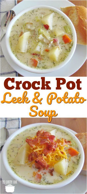 Crock Pot Leek and Potato Soup