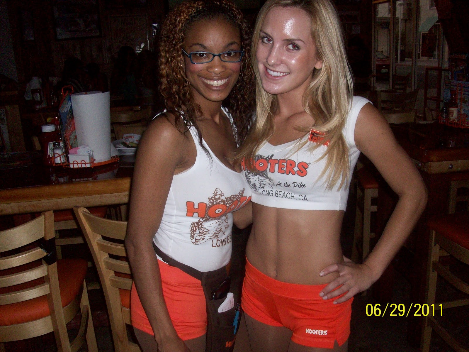 Shameless Awesome Bosom Hooters Long Beach CA