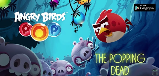 تحميل لعبة الطيور الغاضبة POP مطلق الفقاعات Angry Birds Bubble v2.10.0 Shooter مهكرة ( ذهب غير محدود ) 