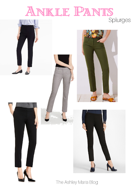 The Ashley Maria Blog: Wear to Work | Ankle Cut Pants