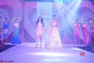 Kiara Advani walks the ramp showcasing the collection of label  Papa Dont Preach by designer Shubhika during the Bombay Times Fashion Week 2018 ~  Exclusive 004