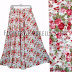 Rok Panjang Muslimah Flowery Umbrella Skirt 081372507000