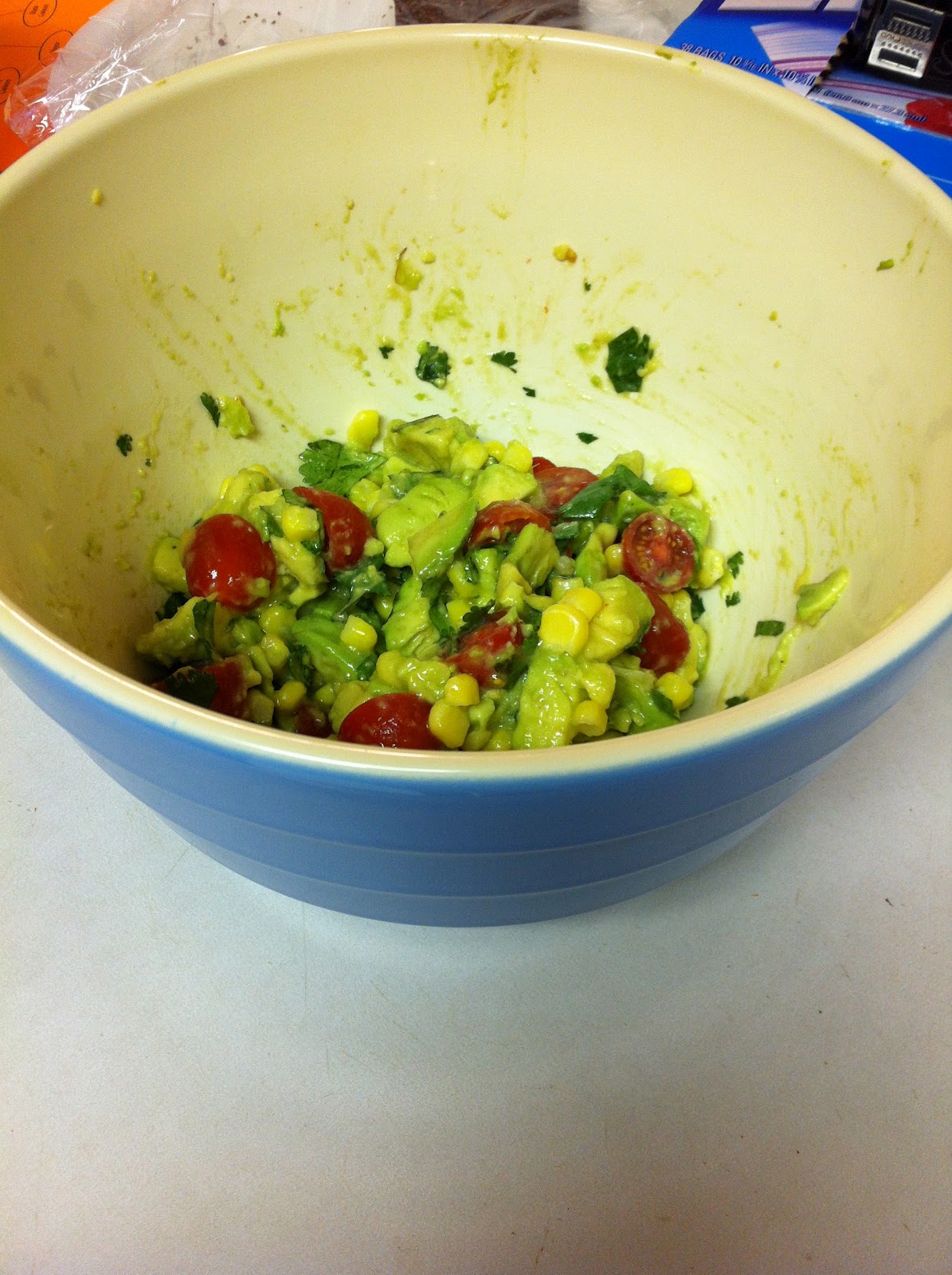 Avocado Corn Salad with Honey Cilantro Lime Dressing better together