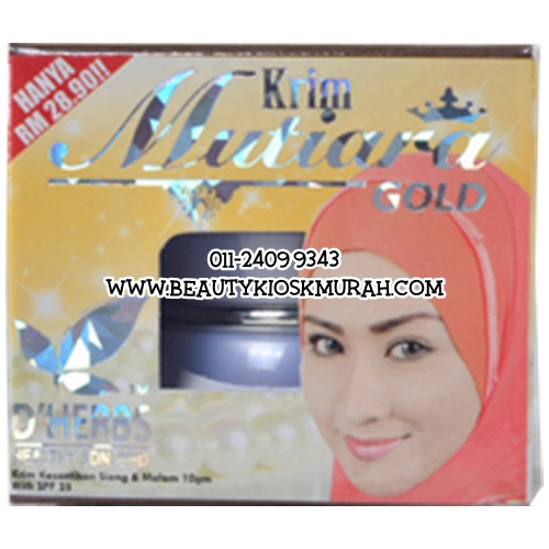 Krim Muriara Gold D'Herbs Krim Muriara Gold D'Herbs