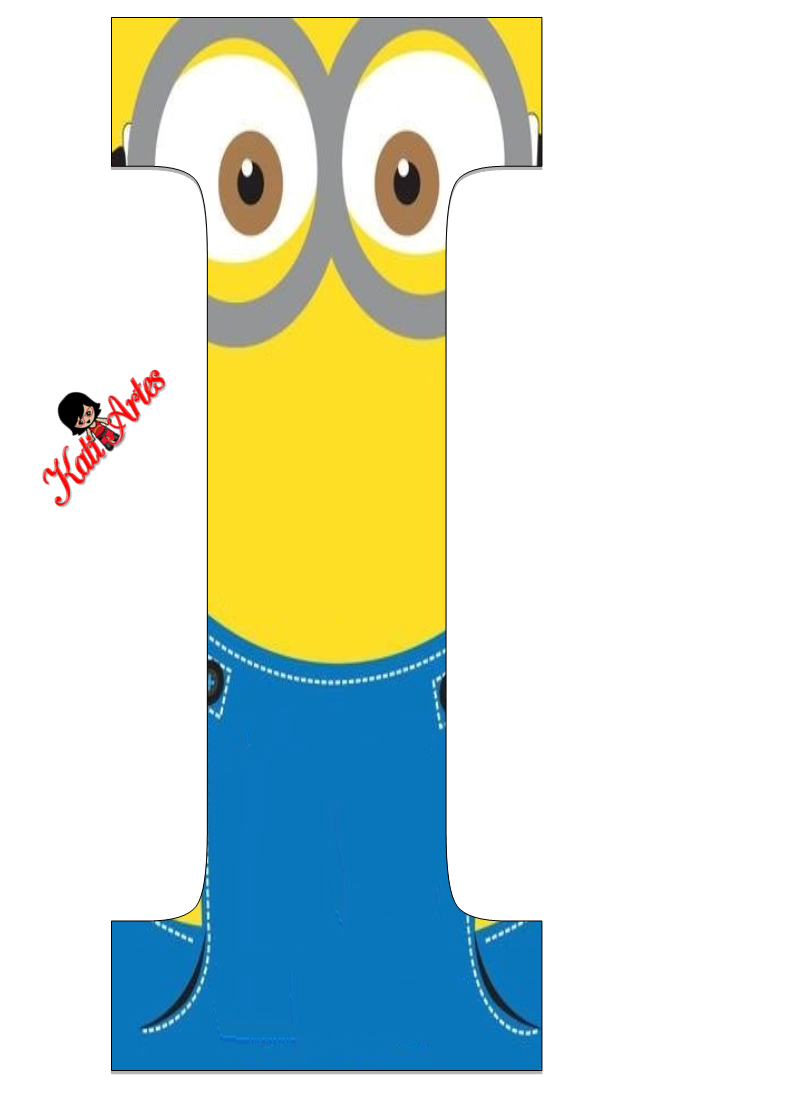 9 best printable minion alphabet typography minion