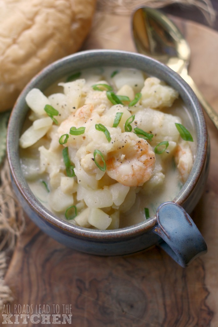 Easy Mixed Seafood Chowder