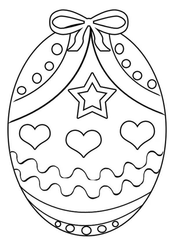 Happy Easter Eggs Printable Coloring Pages For Adults, Preschool