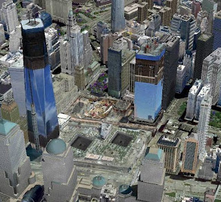 WTC in costruzione in Google Earth