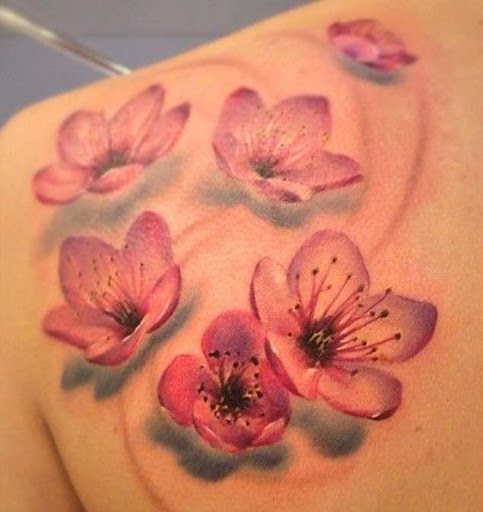 Estes flutuante de flores