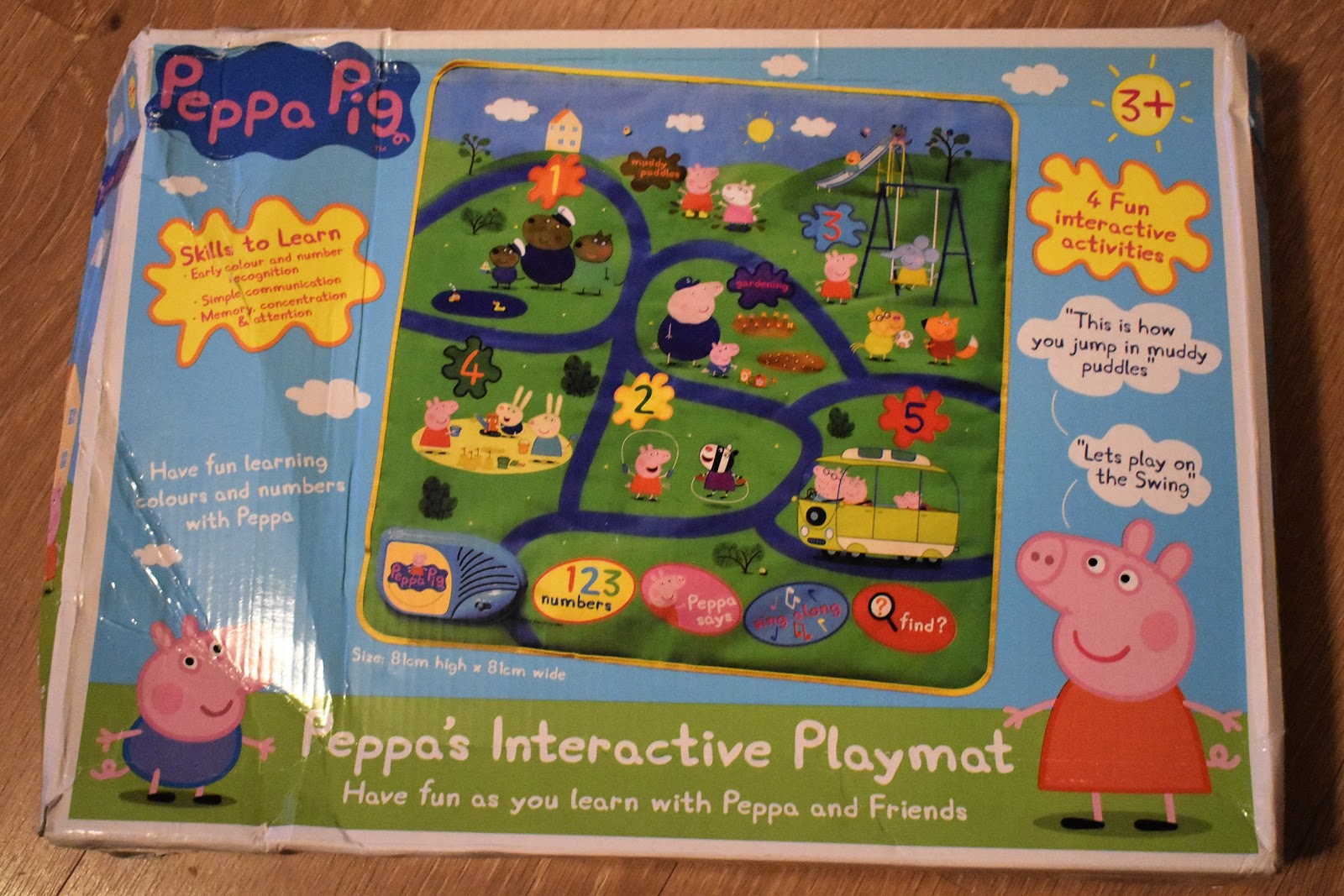 peppa pig jump and play mat