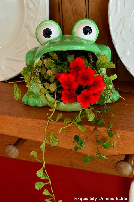 Frog Garden Planter