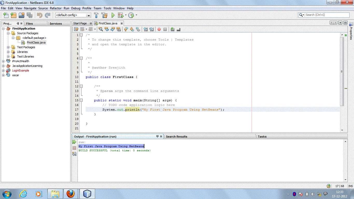 A-Z About Java: First Java Program Using Netbeans IDE
