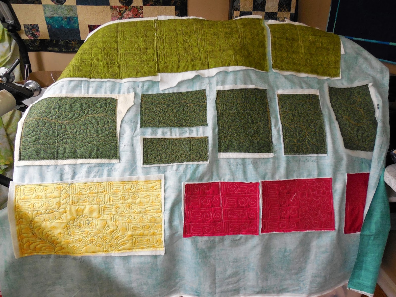 Tanderwen Quilts Test Time and Zippered Leaders