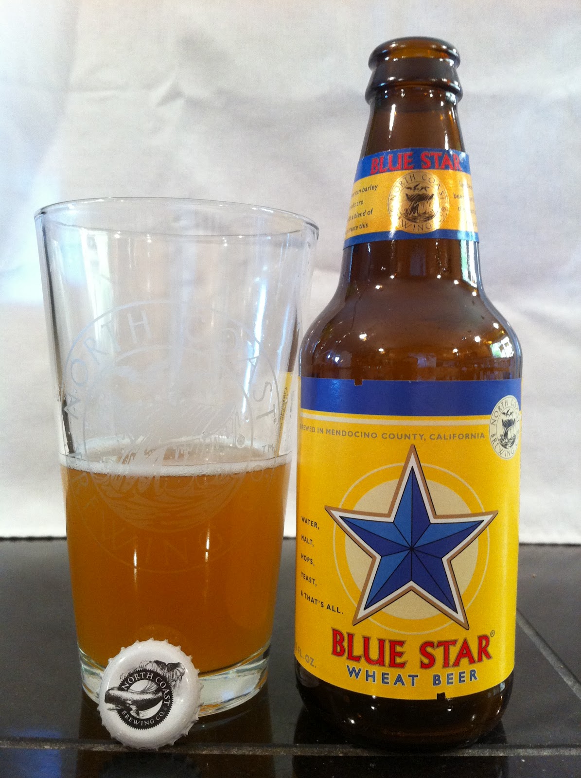 NorCal Beer Blog North Coast Brewing Company Blue Star Wheat Beer