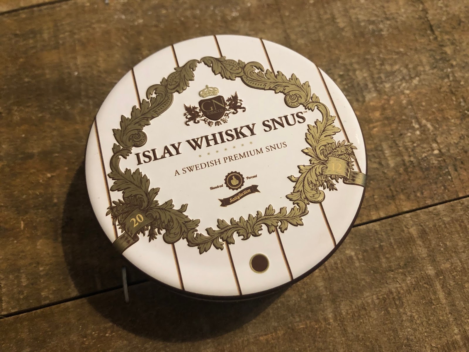 Islay Whisky Snus (White Portion) Review. 6 June 2016.