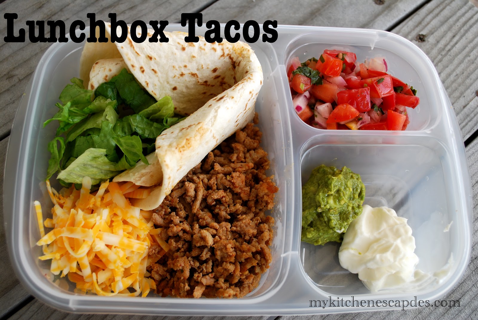 Lunchbox Tacos My Kitchen Escapades