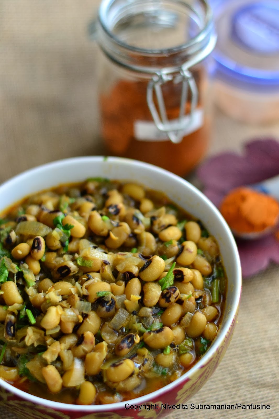 Day 32 Black Eyed Peas curry with Koli spice blend (Beans & Legumes)