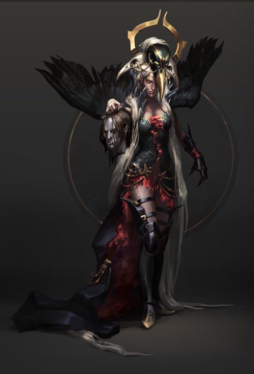 As sombrias ilustrações de fantasia, ficção científica e terror de Daria Rashev Daria Rashev artstation arte ilustrações fantasia ficção científica terror sombrio games