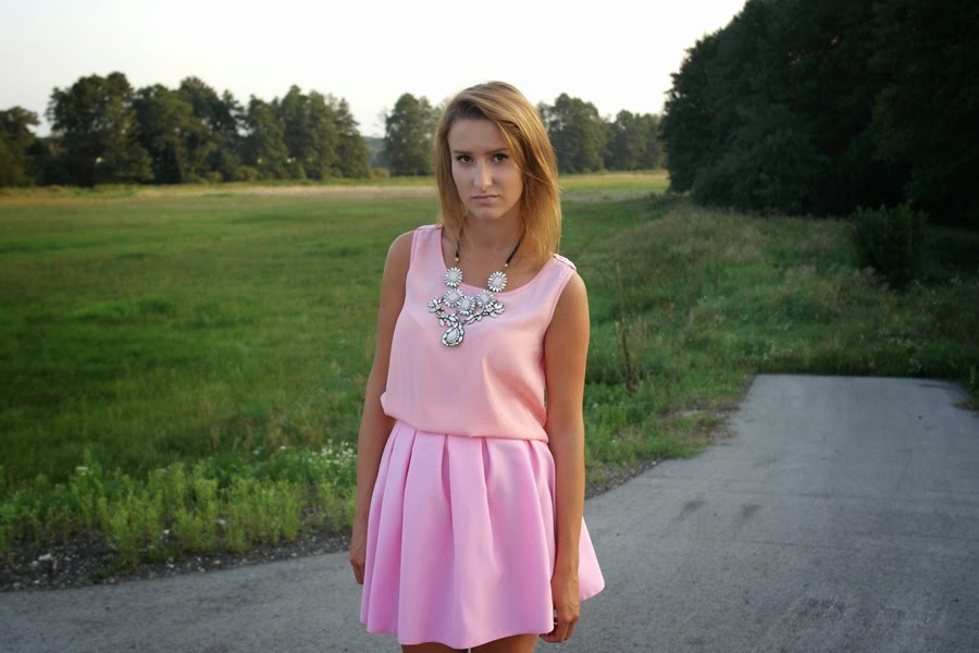 Pink skirt