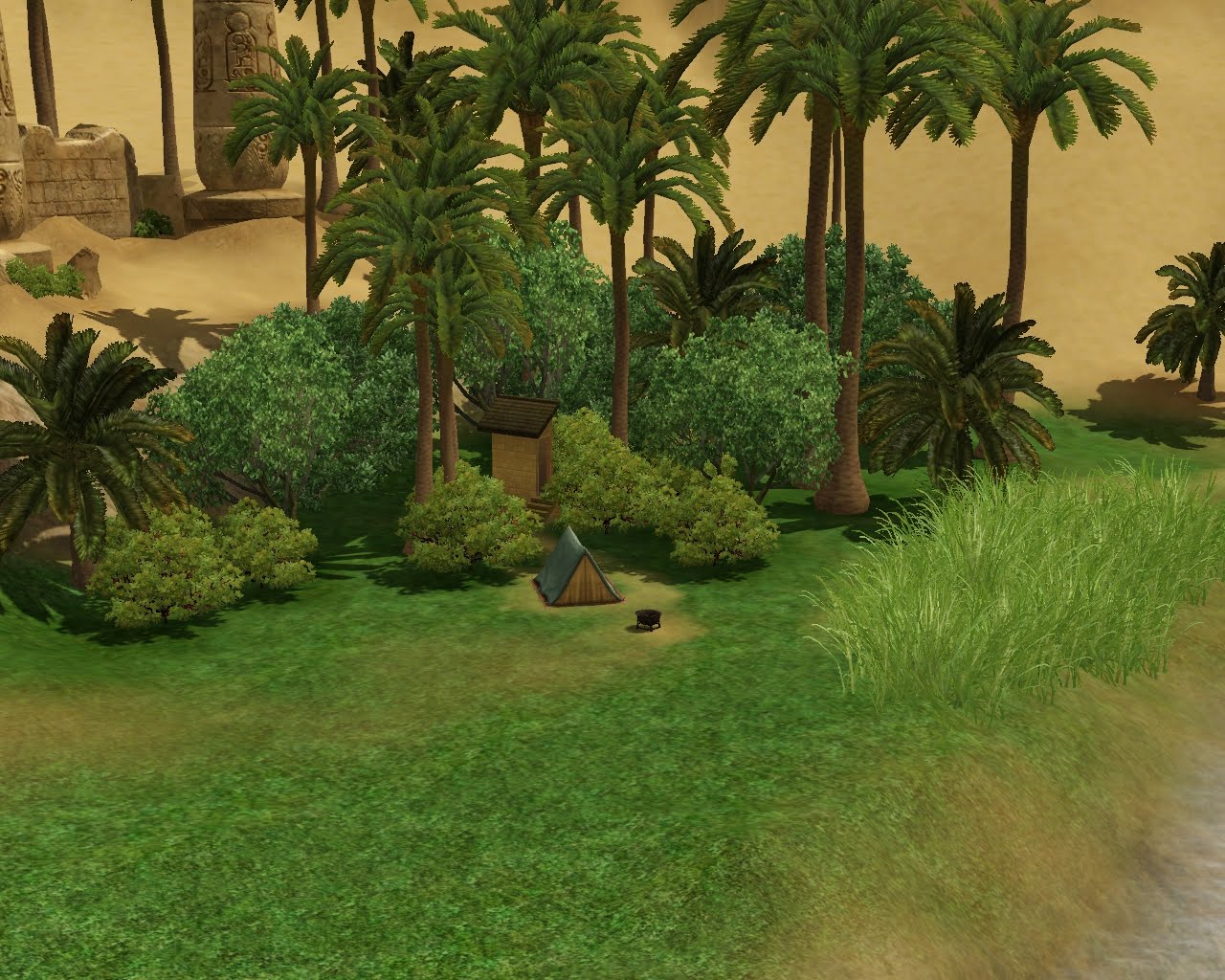 Summer's Little Sims 3 Garden Al Simhara (The Sims 3 World Adventures