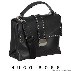Queen Letizia carried Hugo Boss Adrianne Handbag