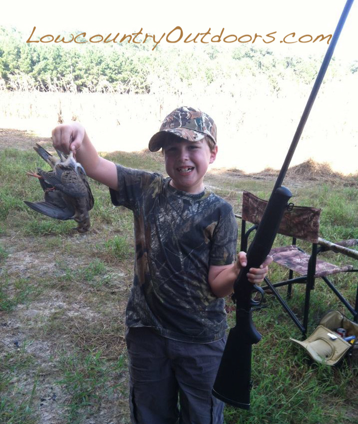 Lowcountry outdoors Youth Dove Hunt in ACE Basin