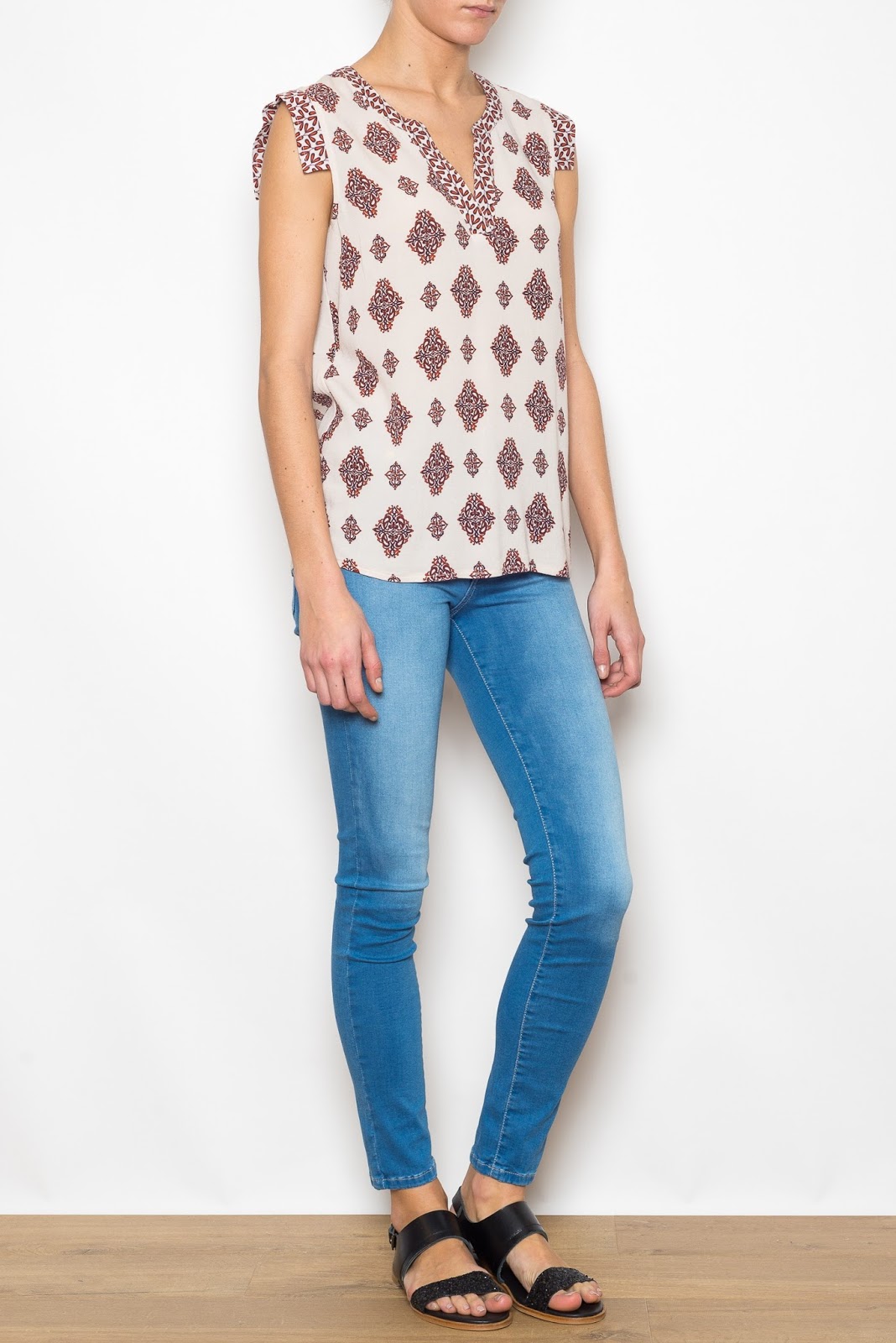 Azul Denim Shirt Mujeres Blusas 2017 Nueva Primavera de