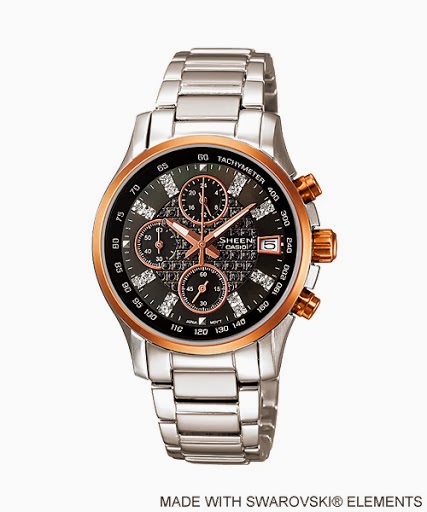 casio sheen black