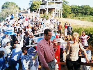 Wilson Cruz participa há 65 anos da Festa de Nossa Senhora dos Navegantes. Foto foi tirada em 1996 (Foto: Arquivo pessoal)