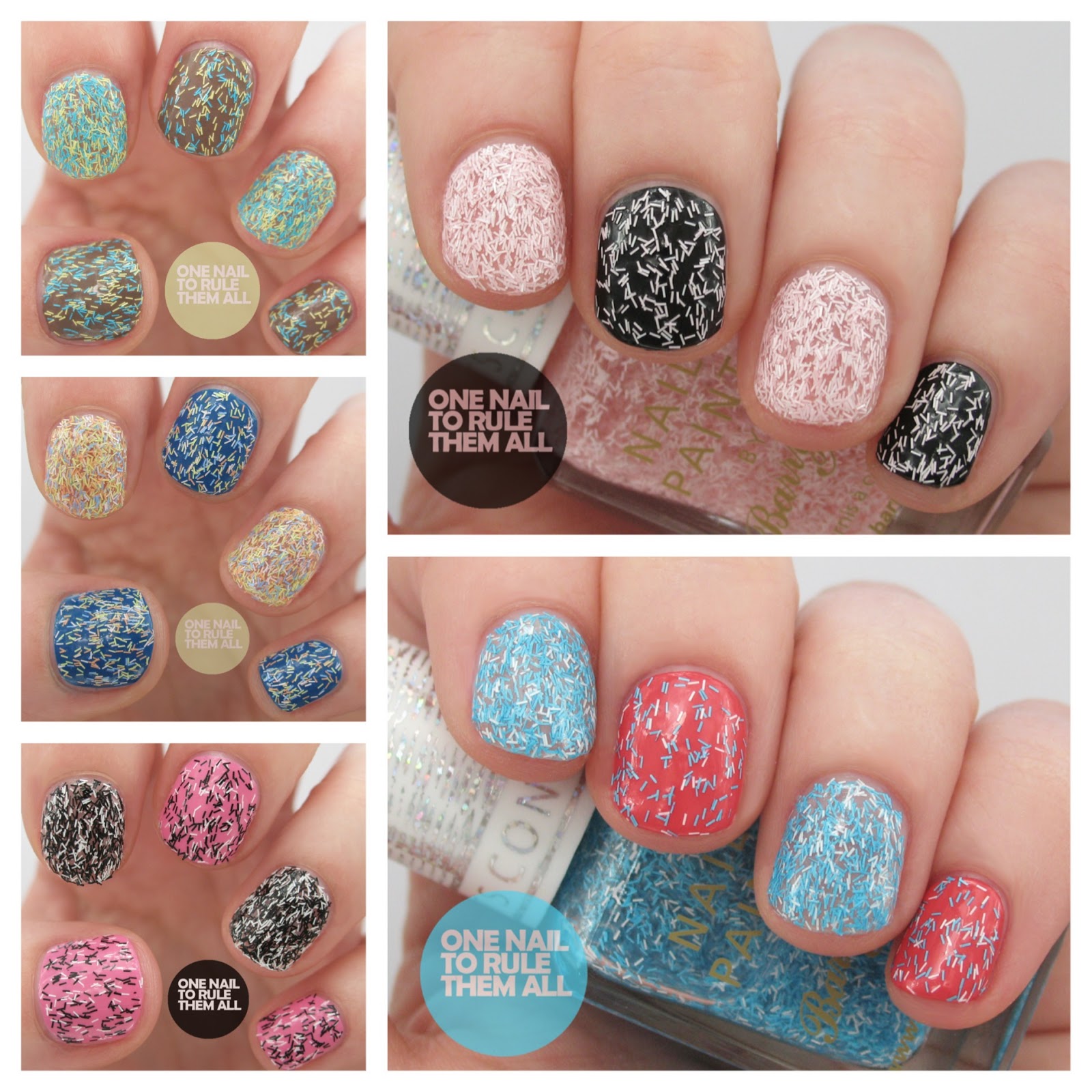 One Nail To Rule Them All Barry M Summer 2013 Confetti Nail Effects