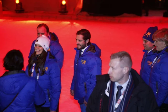 King Carl Gustaf of Sweden and Queen Silvia of Sweden, Crown Princess Victoria of Sweden, Prince Carl Philip of Sweden and Sofia Hellqvist