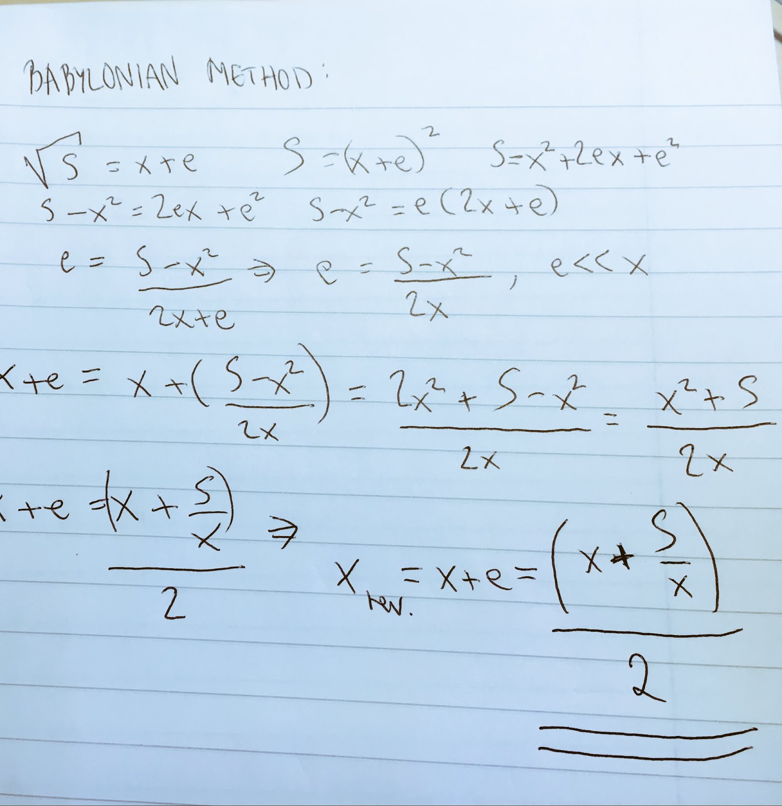 Coding Grounds: Calculating the square root in Javascript using