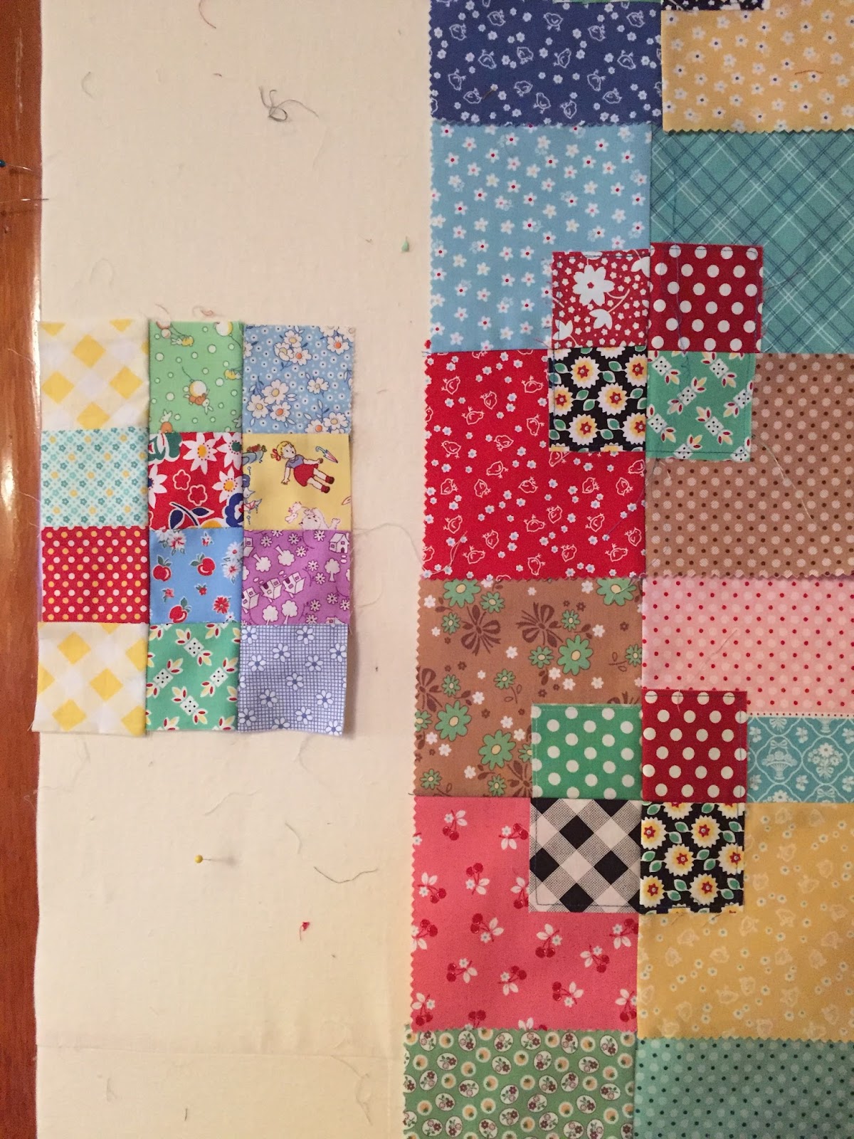 Val's Quilting Studio WIP Five and Dime Quilt