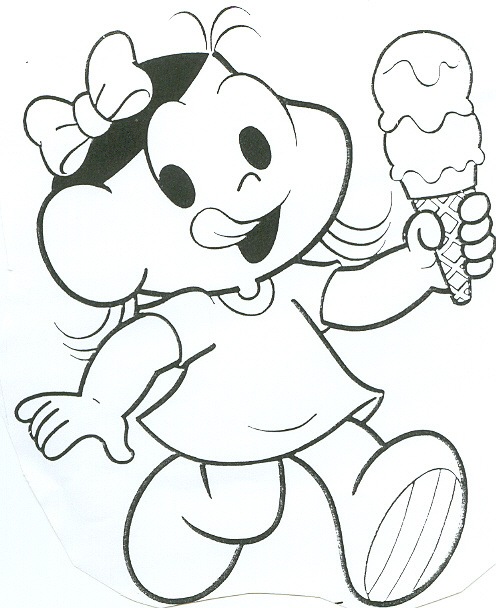 Taça de sorvete para colorir - Imprimir Desenhos
