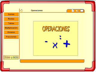 Sumas, Restas, Multiplicaciones y divisiones interactivas