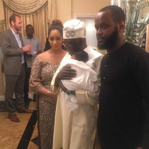 1 Photos from the naming ceremony of Seyi and Layal Tinubu's newborn daughter, Amira Titilayo
