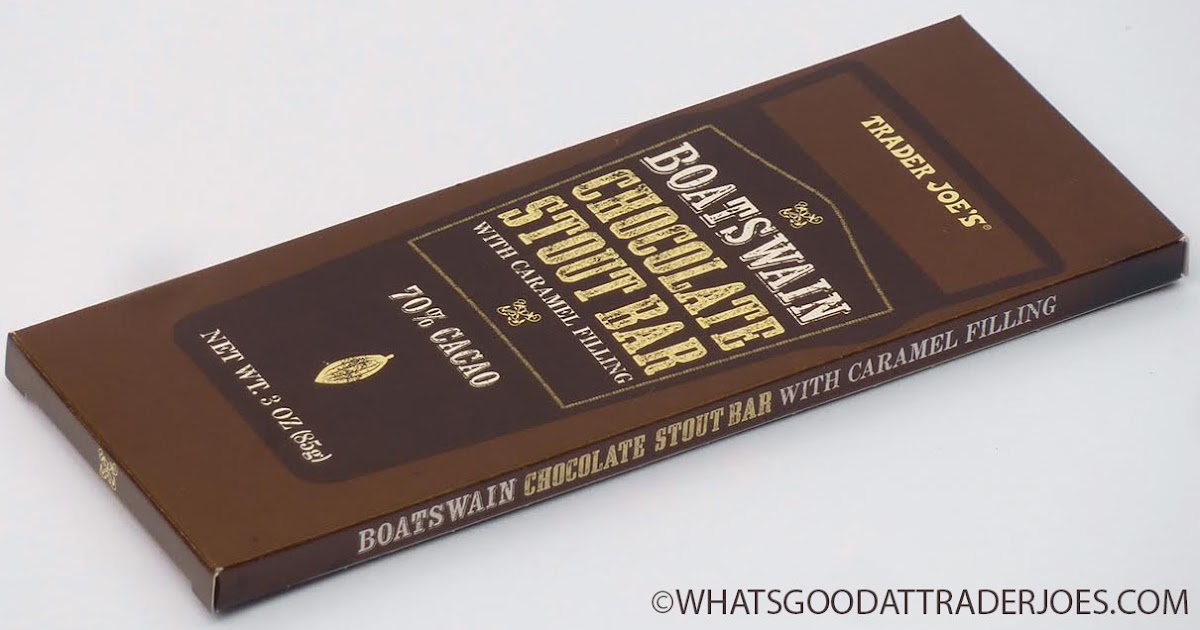 What's Good at Trader Joe's? Trader Joe's Boatswain Chocolate Stout Bar