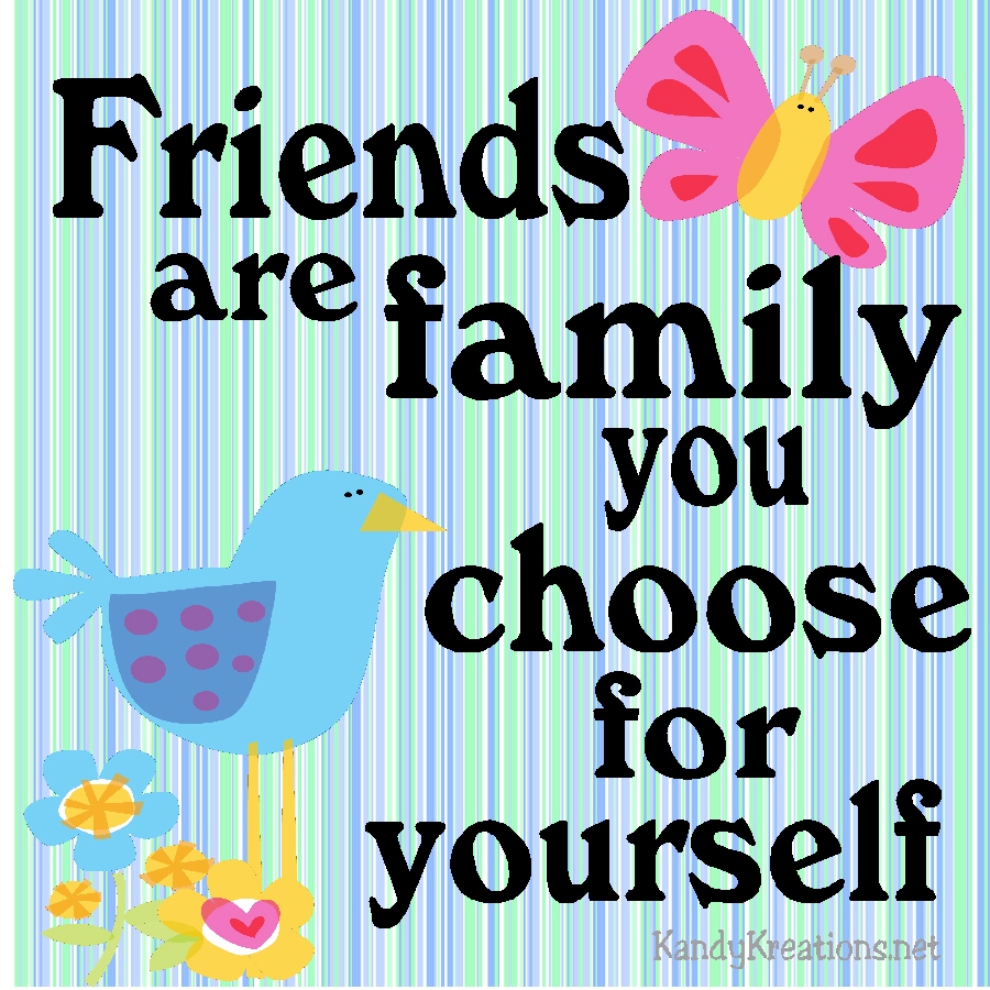Friends are Family Printable Quote